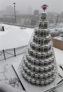 Tappy holidays: New York's Genesee brewery builds Christmas tree out of 300 empty beer kegs | iNFOnews.ca Tappy holidays: New York's Genesee brewery builds Christmas tree out of 300 empty beer kegs | iNFOnews.ca