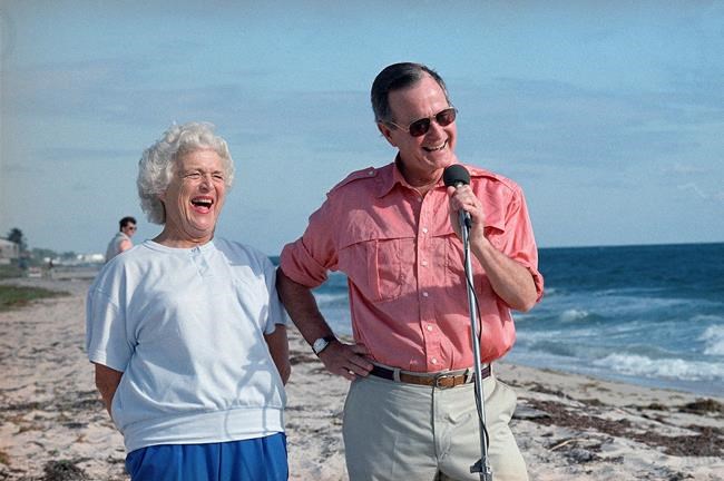 Former President George HW Bush buoyed by tributes to wife | iNFOnews.ca Former President George HW Bush buoyed by tributes to wife | iNFOnews.ca