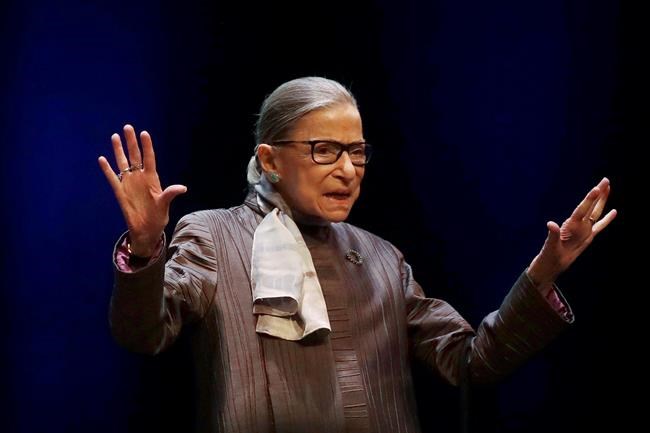 Ginsburg, in book, questions confidential #MeToo agreements | iNFOnews.ca