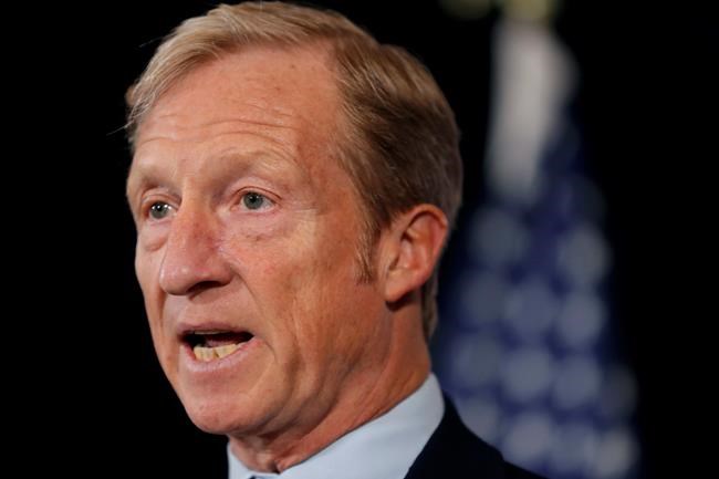 Democrat activist Steyer discusses impeachment in S Carolina | iNFOnews.ca CP290922420