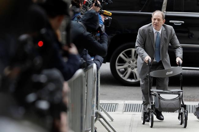 Jury ends 1st day of deliberations in Weinstein's rape trial | iNFOnews.ca CP118175400