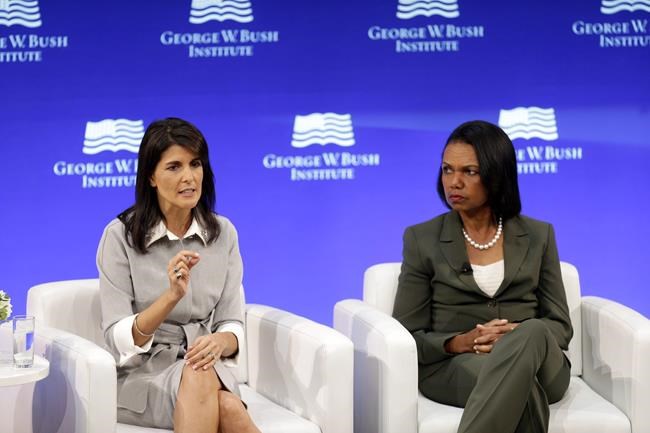 Bush condemns Trump-era America: 'Bigotry seems emboldened' | iNFOnews.ca