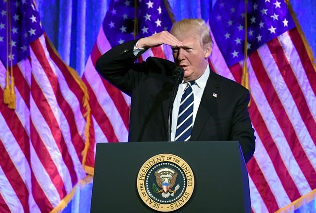 The Latest: Trump gets glimpse of New York protesters | iNFOnews.ca