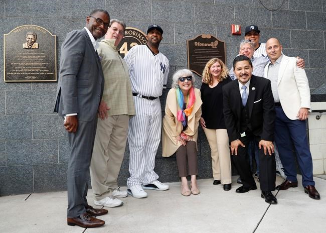 Yankees unveil plaque commemorating Stonewall Inn uprising | iNFOnews.ca