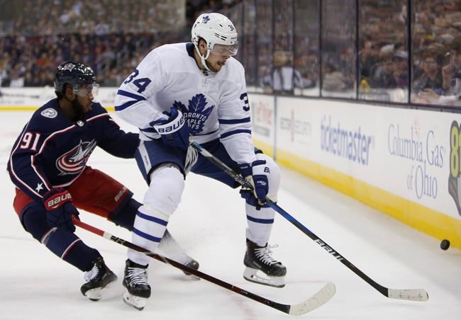Tavares scores a pair as Maple Leafs beat Blue Jackets 4-2 | iNFOnews.ca