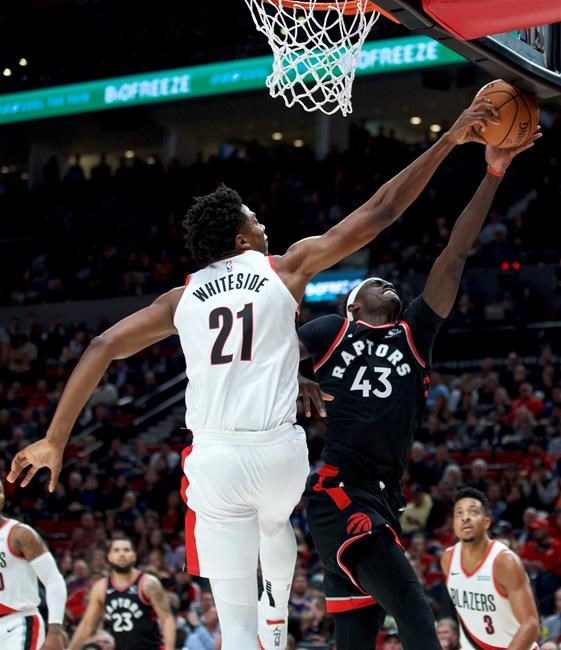 Siakam, VanVleet lead Raptors past Trail Blazers 114-106 | iNFOnews.ca