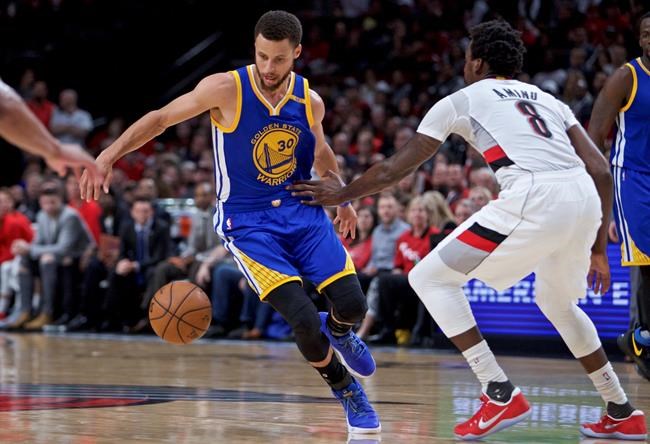 Warriors move on with a sweep of the Trail Blazers | iNFOnews.ca CP1158802206