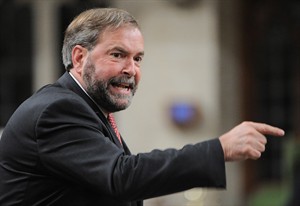 NDP's Mulcair says round-the-clock votes on Tory budget serve important purpose | iNFOnews.ca CP18785597