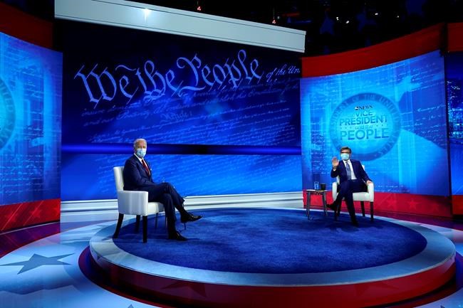 TV gives viewers a split-screen comparison of Trump, Biden | iNFOnews.ca