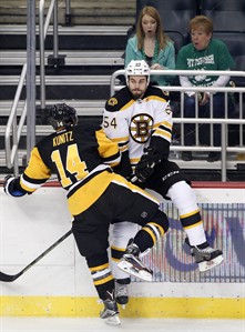 Task, Bruins blank Penguins 2-0; Crosby scratched late, Malkin injured | iNFOnews.ca