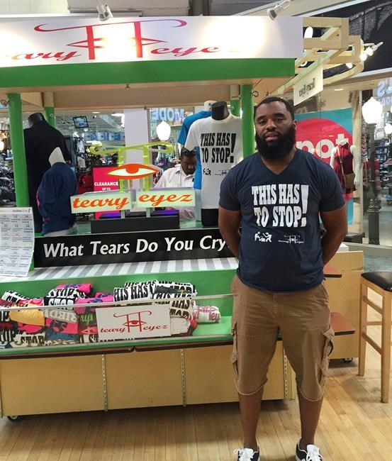 Anti-police brutality T-shirt kiosk vendor to return to mall | iNFOnews.ca