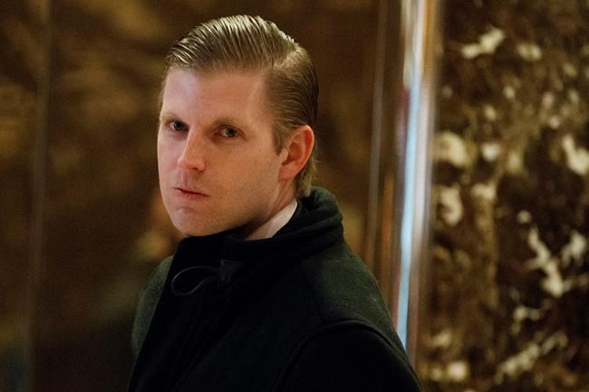Eric Trump calls father's critics 'not even people' | iNFOnews.ca Eric Trump calls father's critics 'not even people' | iNFOnews.ca