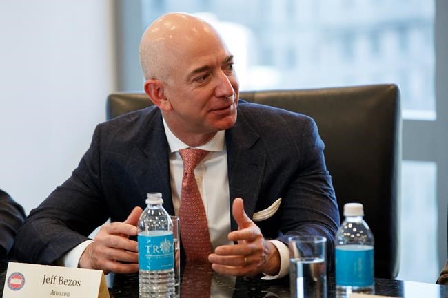 CEO Jeff Bezos says Amazon backs suit opposing Trump order | iNFOnews.ca