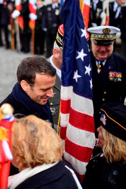 French leader marks Victory Day at Tomb of Unknown Soldier | iNFOnews.ca