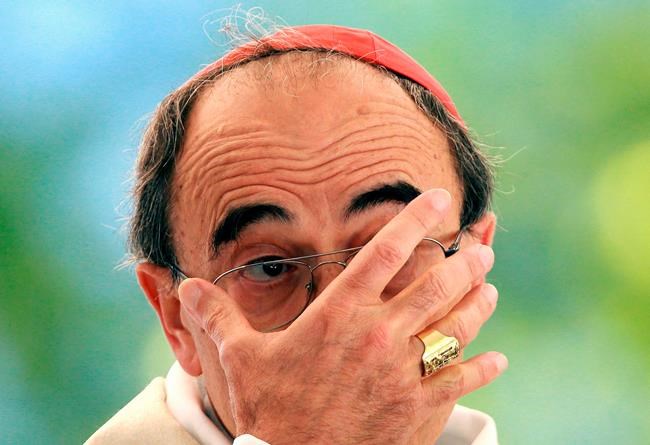 French cardinal to stand trial in sex abuse coverup case | iNFOnews.ca CP674693715