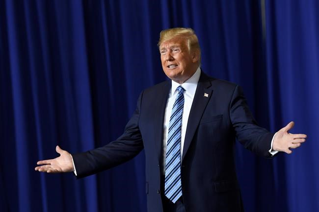 Trump amplifies conspiracy theories from perch of presidency | iNFOnews.ca CP659868167