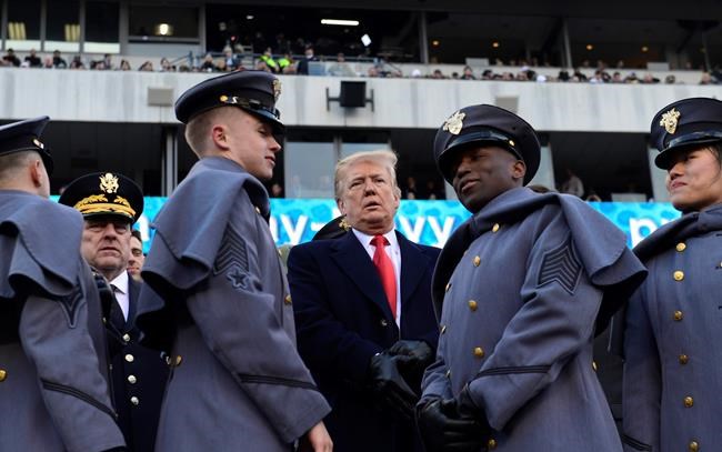 Trump is 10th sitting president to attend Army-Navy game | iNFOnews.ca