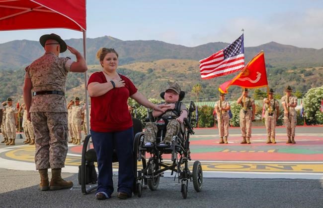 Boy dies after being named honorary Marine in California | iNFOnews.ca