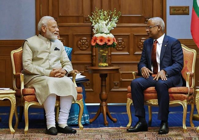 Modi visits Maldives, signalling India's return as key ally | iNFOnews.ca Modi visits Maldives, signalling India's return as key ally | iNFOnews.ca