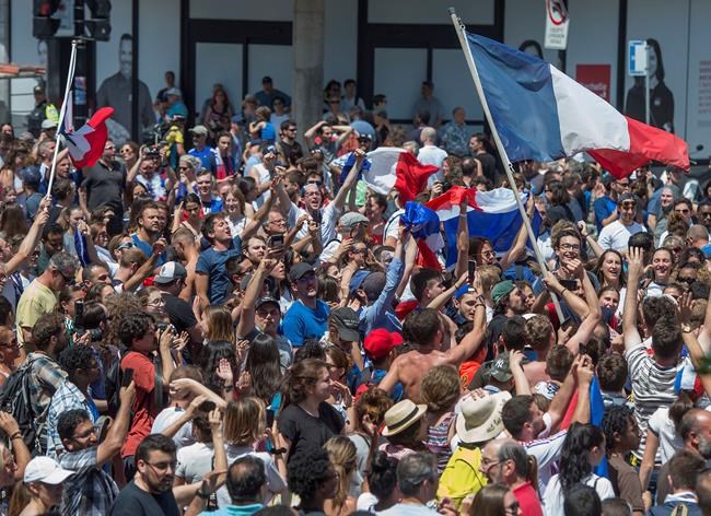 Party on Montreal streets following France's World Cup win over Croatia | iNFOnews.ca