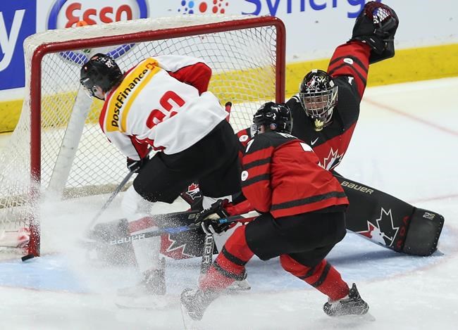 Dillon Dube returns from injury to power Canada past Switzerland 8-1 | iNFOnews.ca