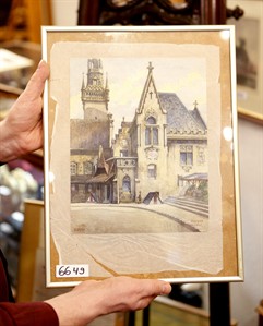 Watercolor believed painted by Adolf Hitler a century ago sold at German auction for $162,000 | iNFOnews.ca Watercolor believed painted by Adolf Hitler a century ago sold at German auction for $162,000 | iNFOnews.ca