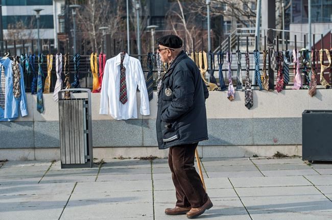 Neckties hung outside Kosovo PM's office to protest raise | iNFOnews.ca