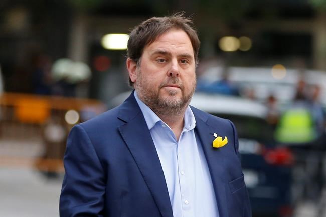 The Latest: Ex-Catalan VP says he will obey law if released | iNFOnews.ca CP297175630