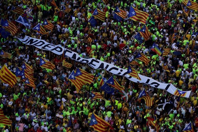Catalan celebration focuses on right to break from Spain | iNFOnews.ca