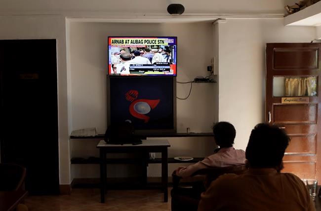 Indian police arrest, charge firebrand TV station founder | iNFOnews.ca