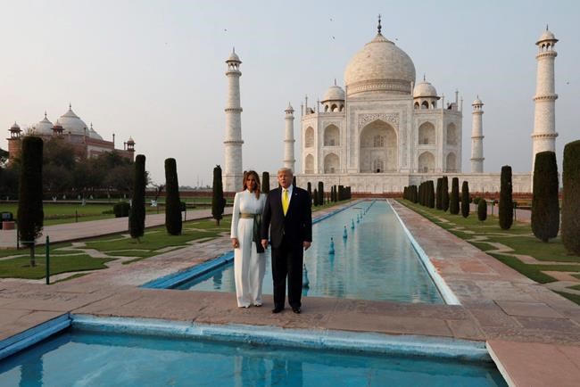 Trump, first lady stroll the grounds of iconic Taj Mahal | iNFOnews.ca