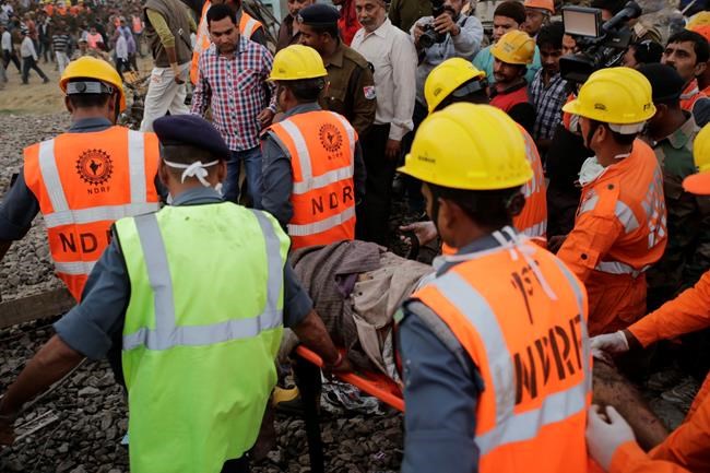 Train in northern India derails, killing at least 45 people | iNFOnews.ca