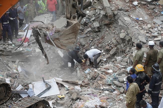 5-story building collapses in India, killing at least 12 | iNFOnews.ca 5-story building collapses in India, killing at least 12 | iNFOnews.ca