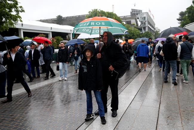 Heavy rain drenches swaths of France, disrupts French Open | iNFOnews.ca CP1094720683
