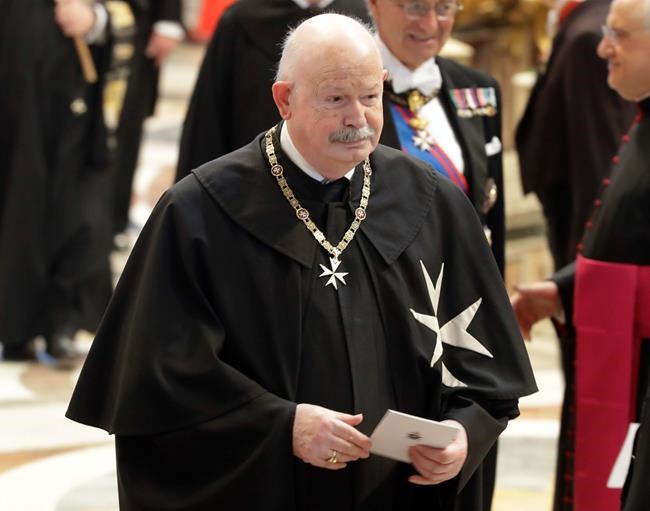 Dalla Torre, grand master of Knights of Malta, dies at 75 | iNFOnews.ca