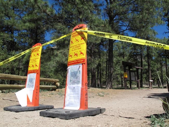 No rain in sight: Fire fears force land closures in Arizona | iNFOnews.ca