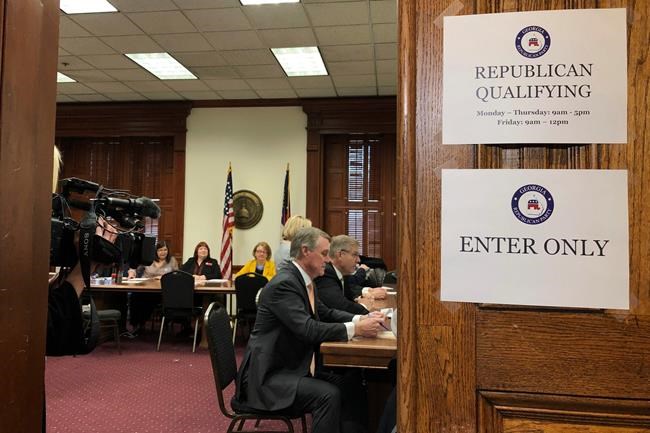 GOP rivals for Georgia Senate seat make battle official | iNFOnews.ca CP1085375054