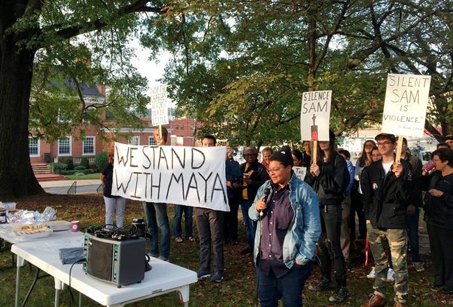 Judge declines to punish student who poured ink on statue | iNFOnews.ca