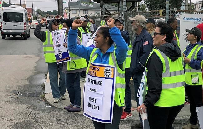 School bus drivers' strike continues with no end in sight | iNFOnews.ca