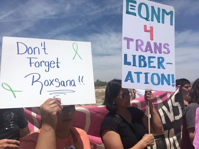 Groups protest transgender migrant's death in US custody | iNFOnews.ca
