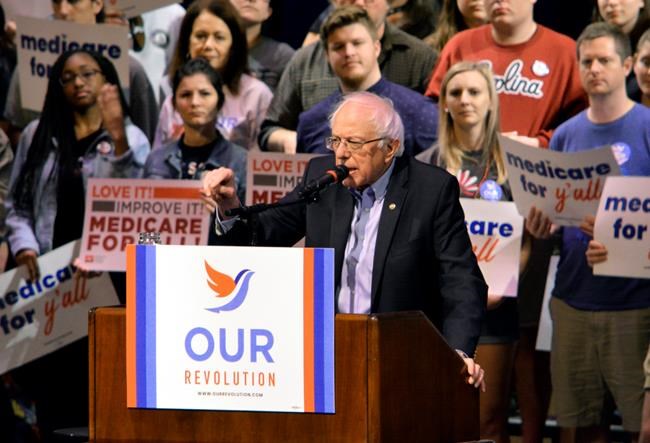 AP Interview: Sanders foresees 'progressive' South Carolina | iNFOnews.ca