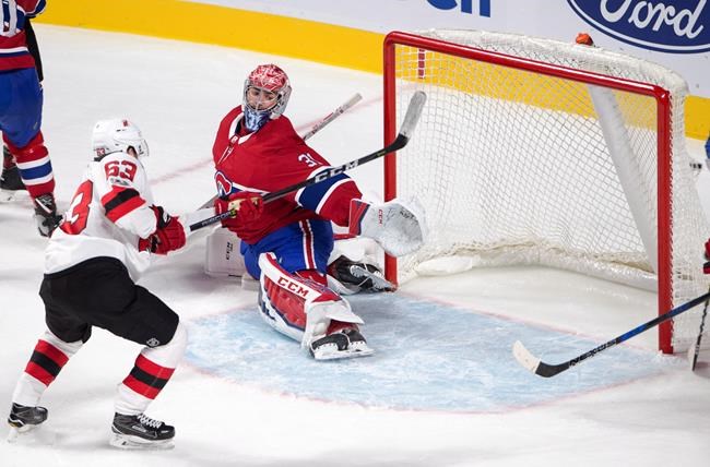 No. 1 draft pick Nico Hischier scores in New Jersey's 4-1 win over Montreal | iNFOnews.ca No. 1 draft pick Nico Hischier scores in New Jersey's 4-1 win over Montreal | iNFOnews.ca