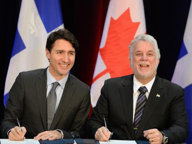 Trudeau and Couillard hopeful Ottawa will reach a deal with Bombardier | iNFOnews.ca Trudeau and Couillard hopeful Ottawa will reach a deal with Bombardier | iNFOnews.ca