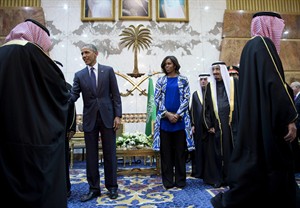 Paying respects in Saudi Arabia, Obama defends US ties despite human rights concerns | iNFOnews.ca CP31646733