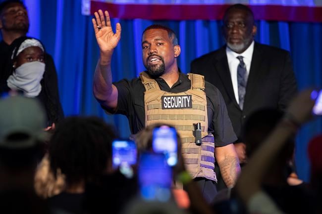 Kanye West qualifies as presidential candidate in Arkansas | iNFOnews.ca Kanye West qualifies as presidential candidate in Arkansas | iNFOnews.ca