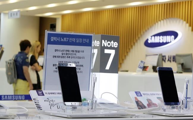 Samsung's quick fix for Note 7 is no full recharge | iNFOnews.ca