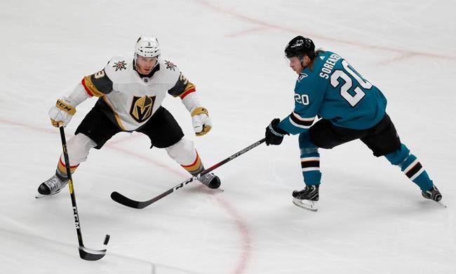 Golden Knights tie series with Sharks with 5-3 win in Game 2 | iNFOnews.ca