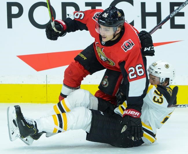 Chara scores go-ahead goal in third period as Bruins top Senators | iNFOnews.ca