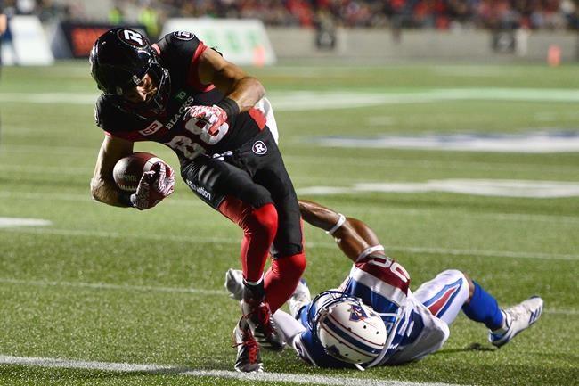 Trevor Harris with two TDs, Redblacks beat Alouettes 24-19 for win No. 1 | iNFOnews.ca