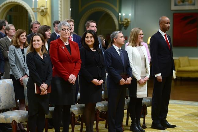 Justin Trudeau's federal cabinet following Tuesday's modest shuffle | iNFOnews.ca CP1178804598
